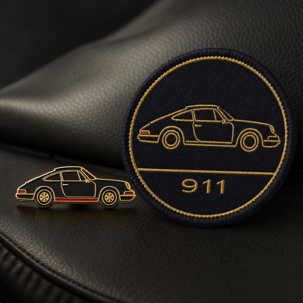 Gold plating. Twill backing. The complete matched set.