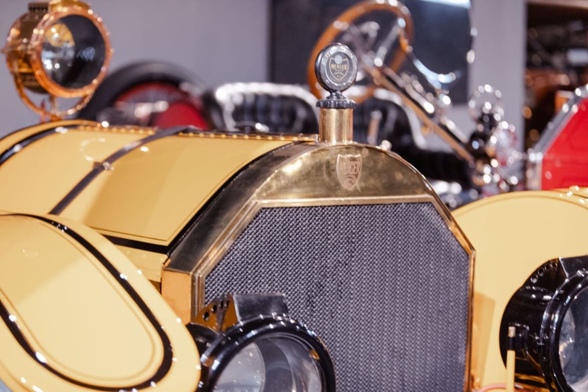 Mercer Raceabout, brass radiator