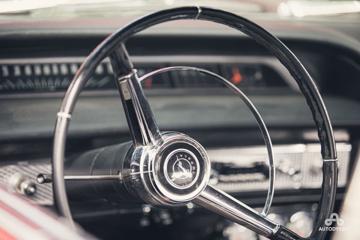 Behind the wheel