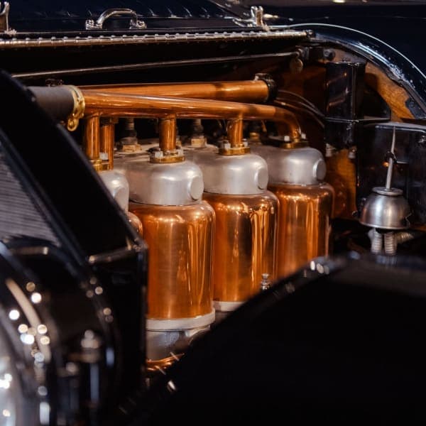 Bugatti, copper plumbing