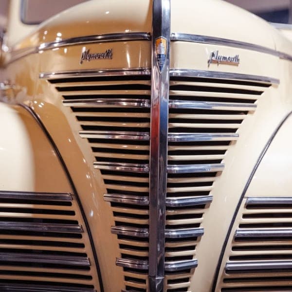 1939 Plymouth, the waterfall